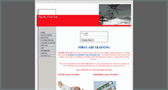 Desktop Screenshot of pacificfirstaid.com.au